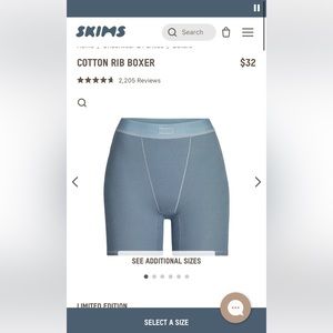 SKIMS Boxer Shorts